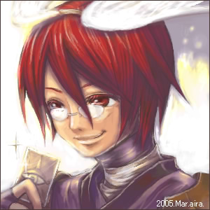 1boy, 2005, aira129, assassin_(ragnarok_online), card, closed_mouth, commentary_request, fake_wings