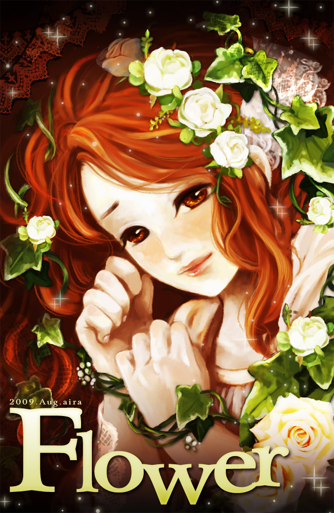 1girl, 2009, aira129, blush, brown_eyes, brown_hair, closed_mouth, commentary_request