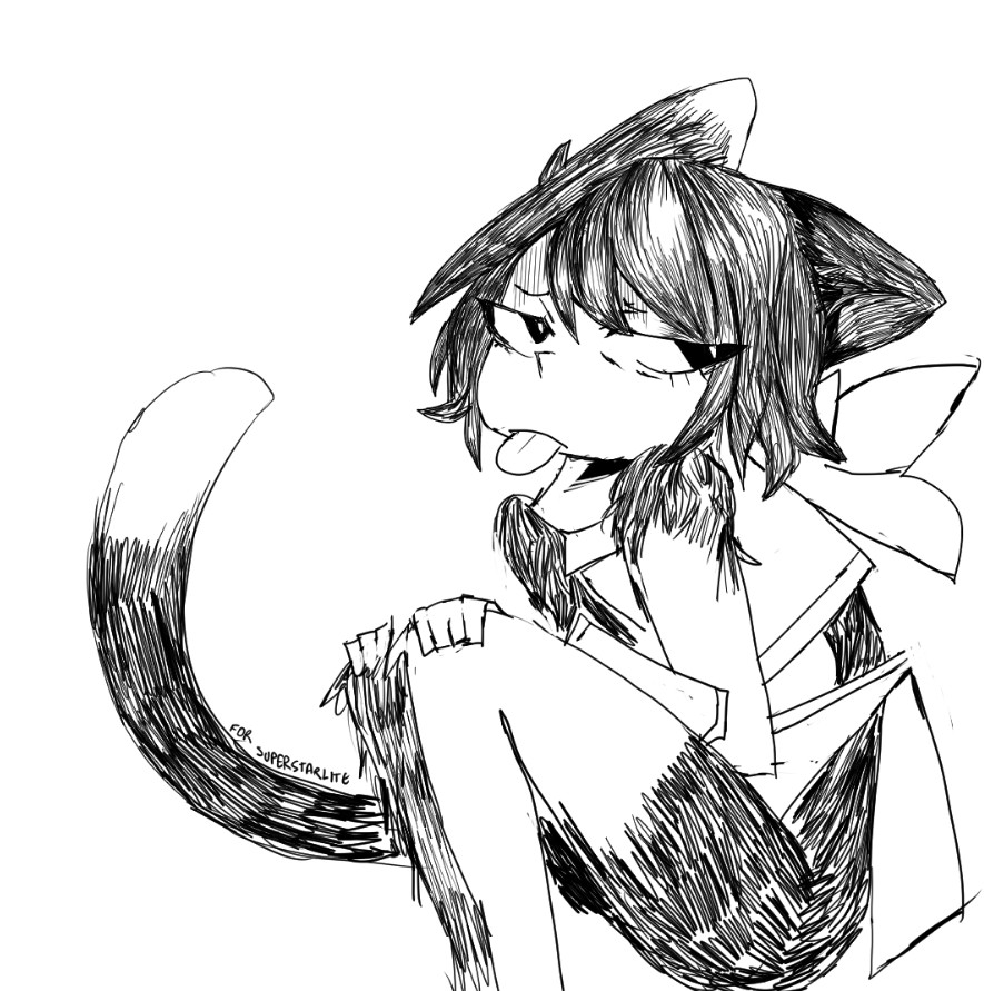 animal_ears, cat_ears, cat_girl, cat_tail, commission, dungeon_meshi, genc, izutsumi