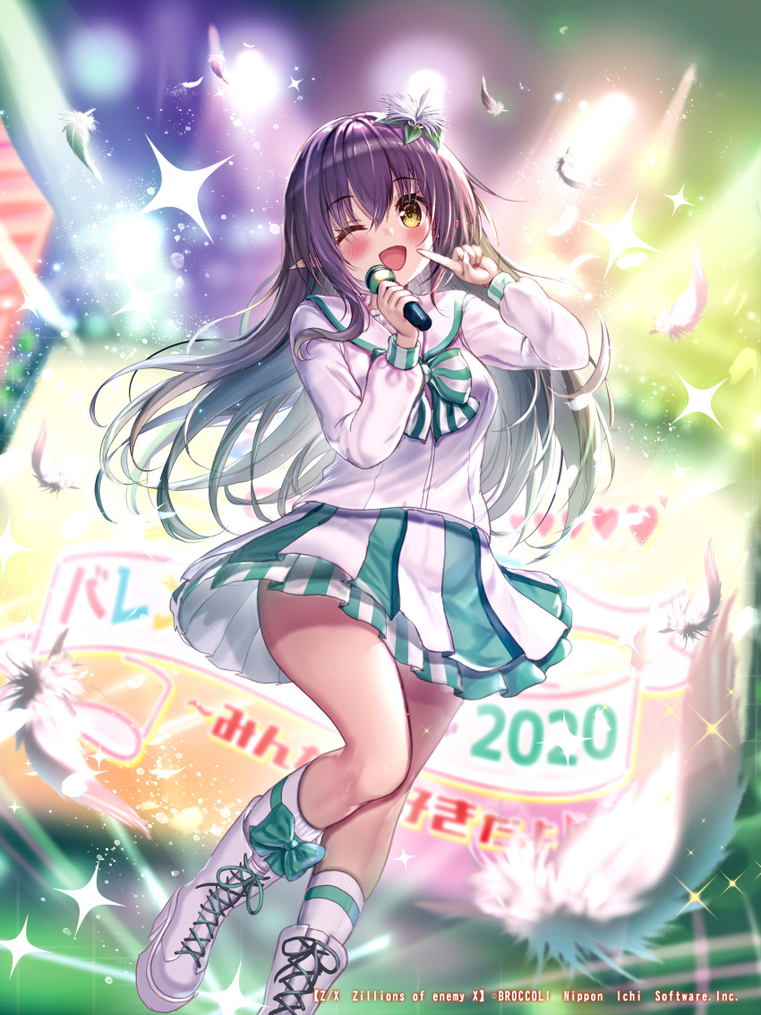 1girl, 2020, absurdres, akabane_(zebrasmise), black_hair, bow, bowtie, concert