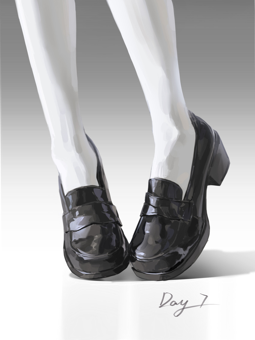 1other, absurdres, ambiguous_gender, black_shoes, chinese_commentary, commentary, feet, feet_only