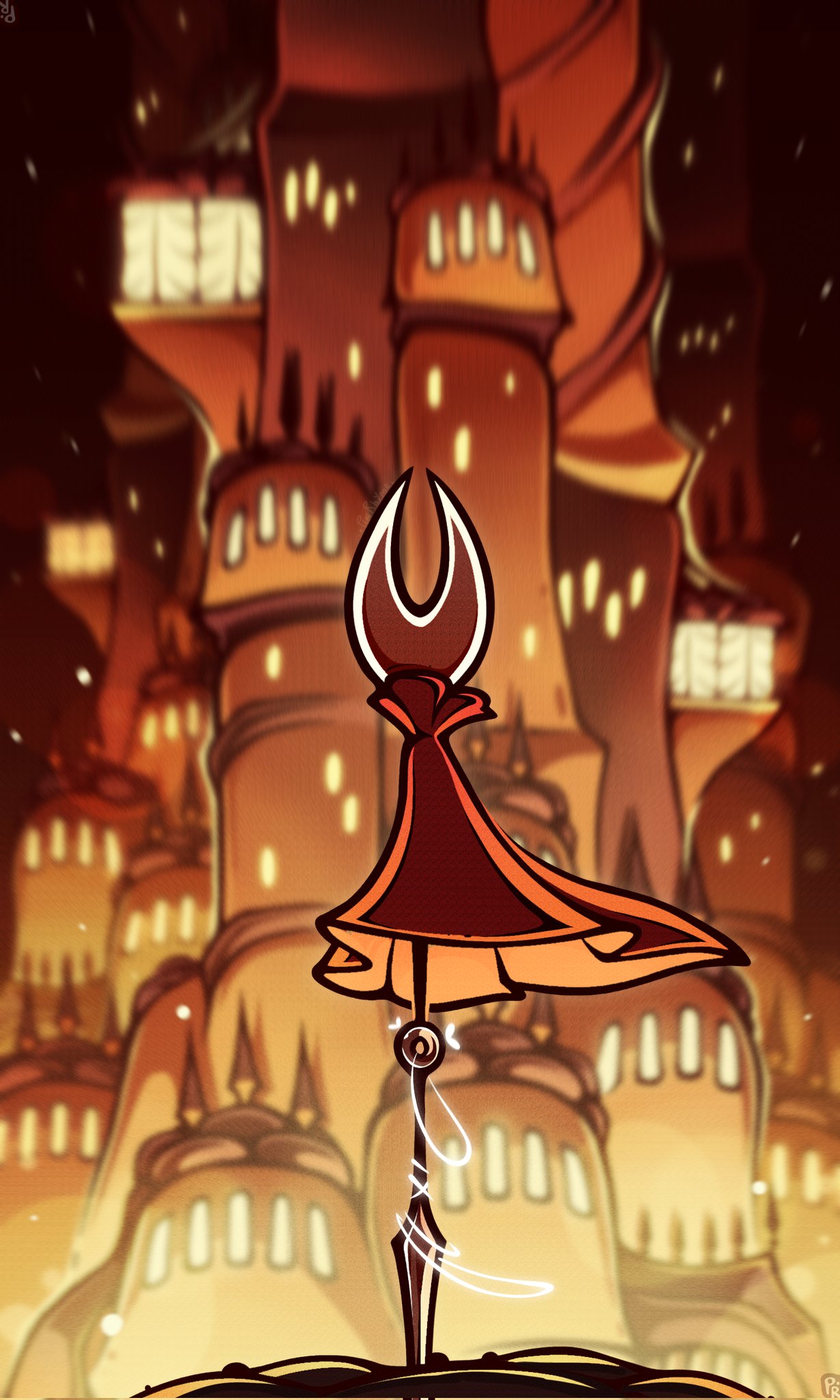 1girl, arthropod_girl, black_skin, bug, butterfly, city, cloak, colored_skin