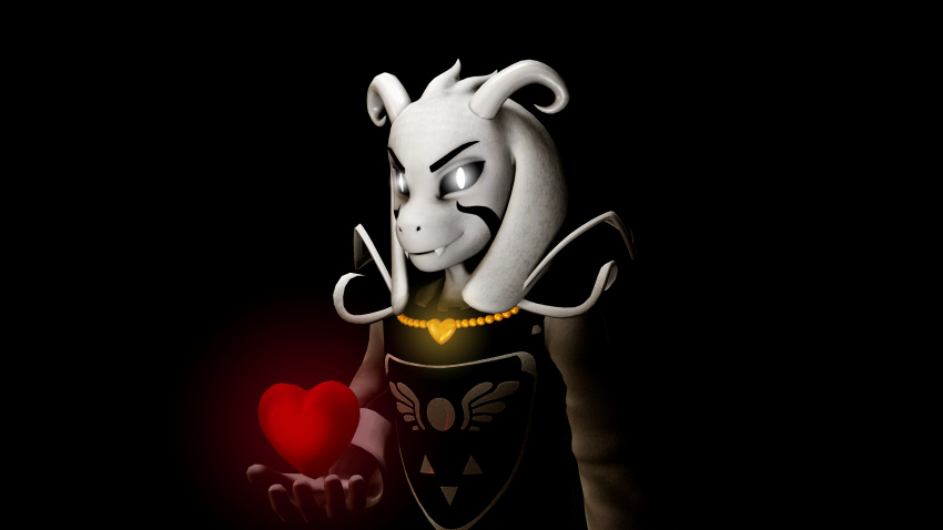 1boy, 2016, 3d, alternate_form, animal_ears, anthro, asriel_dreemurr, asriel_dreemurr_(god_of_hyperdeath)