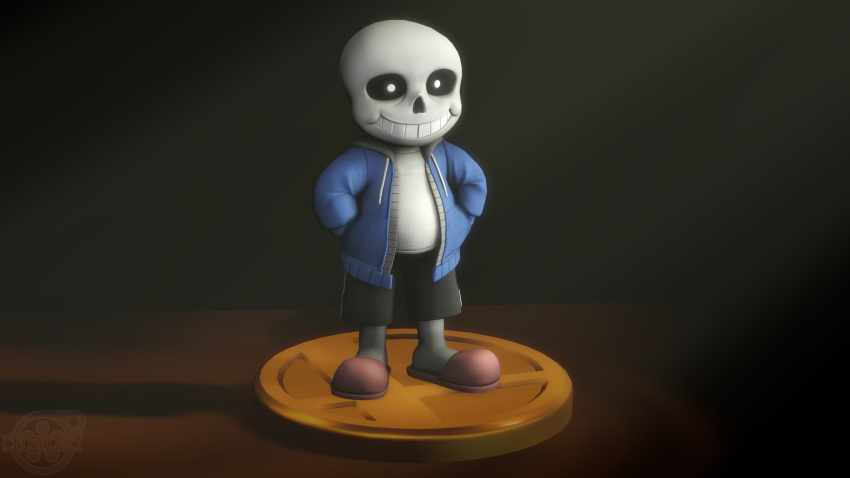 1boy, 2019, 3d, black_background, black_shorts, blue_jacket, cfowler7, character_figure