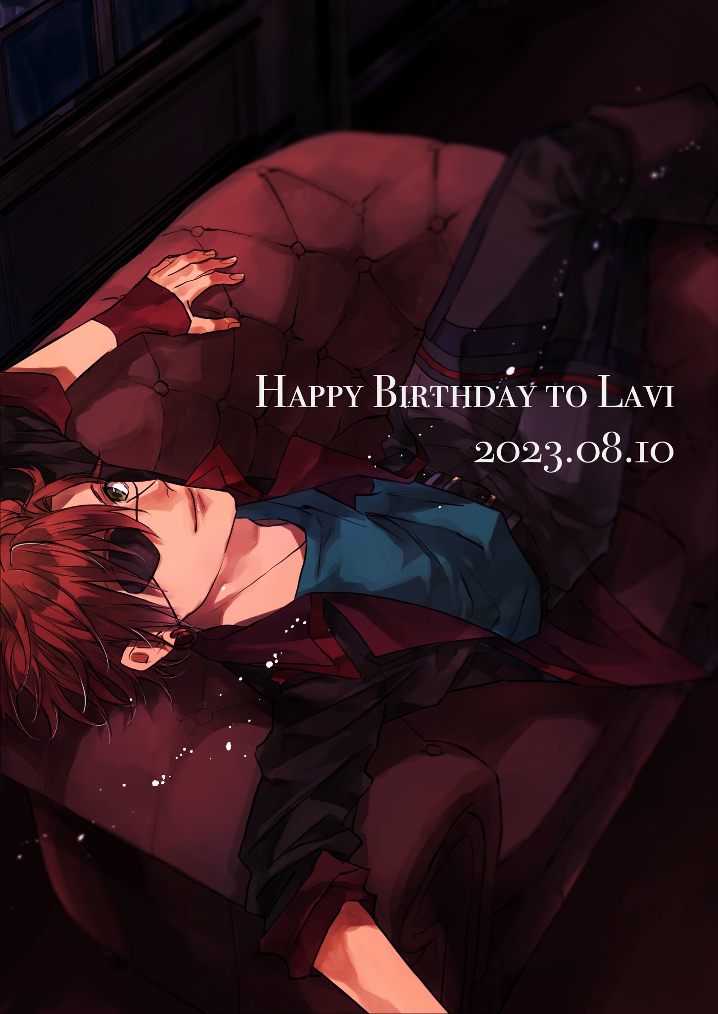 1boy, belt, birthday, black_jacket, black_order_uniform, blue_shirt, boots, brown_boots