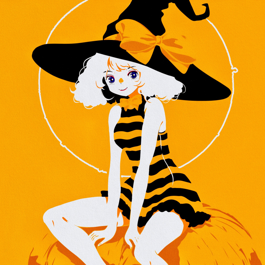 1girl, absurdres, bow, bowtie, commentary, curly_hair, dress, firework_japan