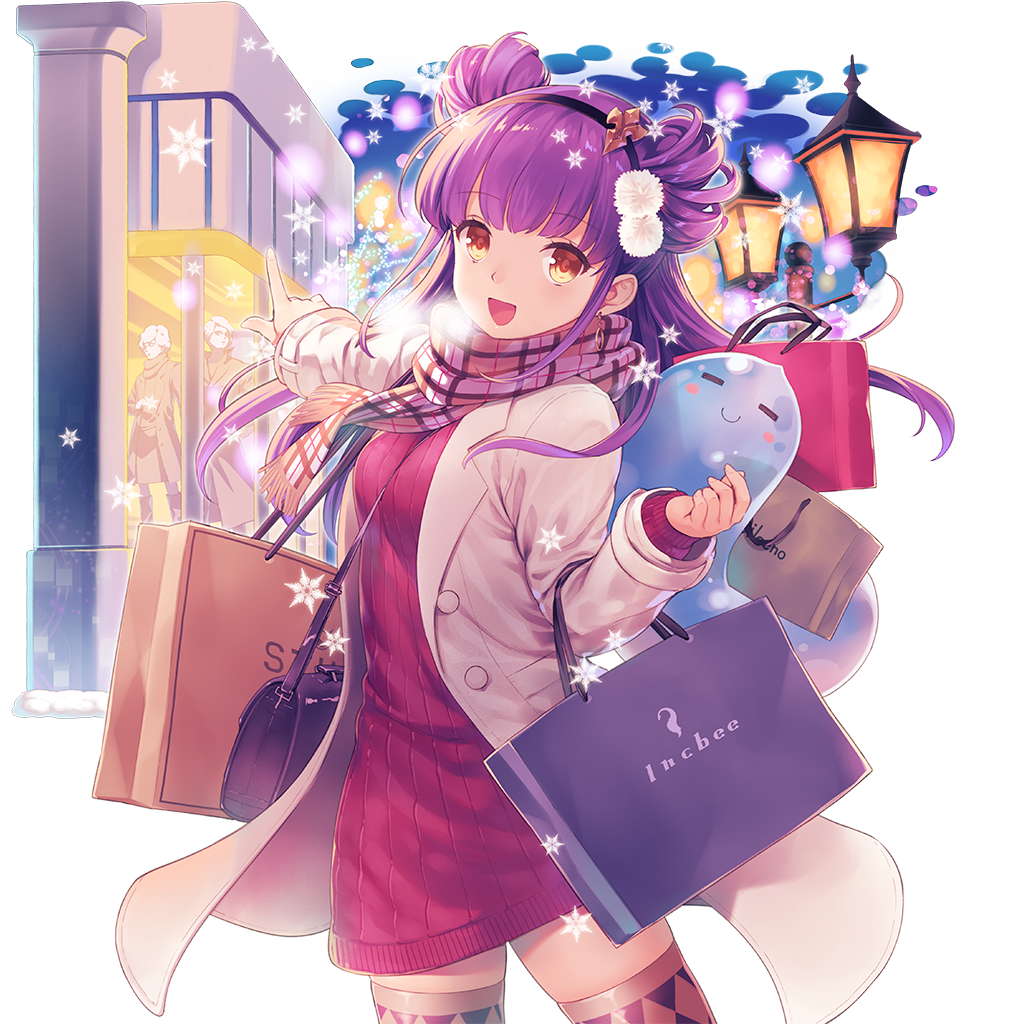 1girl, argyle_clothes, argyle_thighhighs, arne_q_klose, bag, blunt_bangs, building, coat