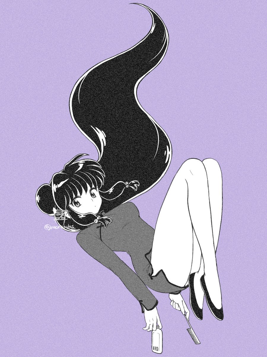 1girl, artist_name, bell, bottle, china_dress, chinese_clothes, comb, commentary_request