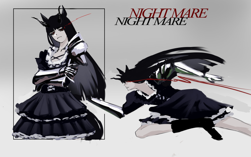 1girl, :t, absurdres, animal_ears, black_hair, black_socks, borrowed_clothes, character_request