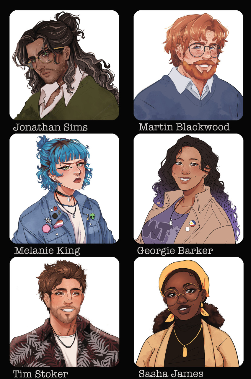 3boys, 3girls, absurdres, among_us, angry, asian, beard, black_eyeliner