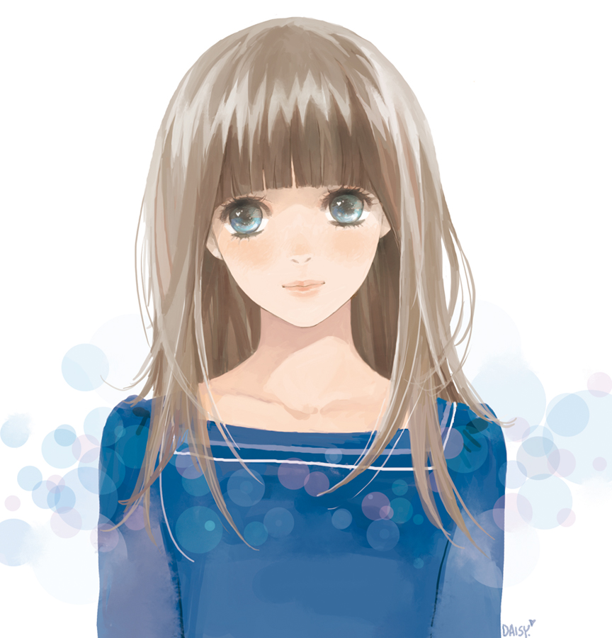 brown_hair, daisy_(artist), long_hair, original, solo