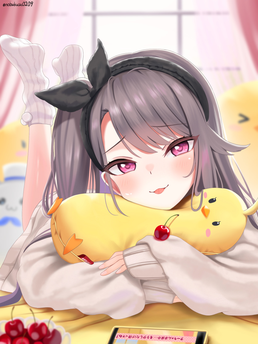 >_<, 1girl, :3, :p, absurdres, ahoge, artist_name, azur_lane