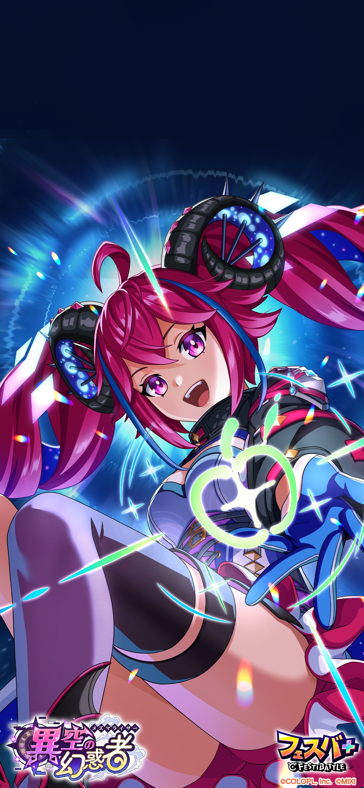 1girl, absurdres, ahoge, breasts, eyelashes, festibattle, from_below, highres