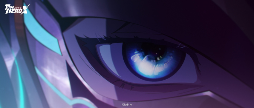 1other, absurdres, aegyo_sal, armor, blue_eyes, chinese_commentary, close-up, commentary_request