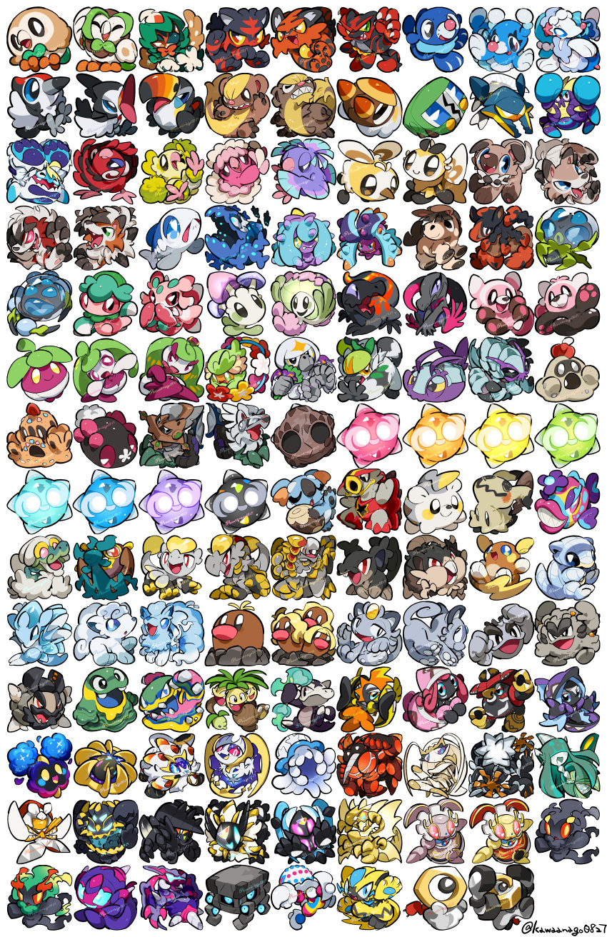 absolutely_everyone, absurdres, alolan_diglett, alolan_dugtrio, alolan_exeggutor, alolan_geodude, alolan_golem, alolan_graveler