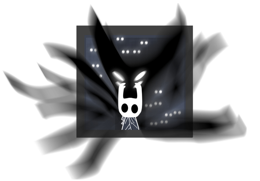 halftone, halftone_background, hollow_knight, hollow_knight:_silksong, knight, knight_(hollow_knight), motion, motion_blur