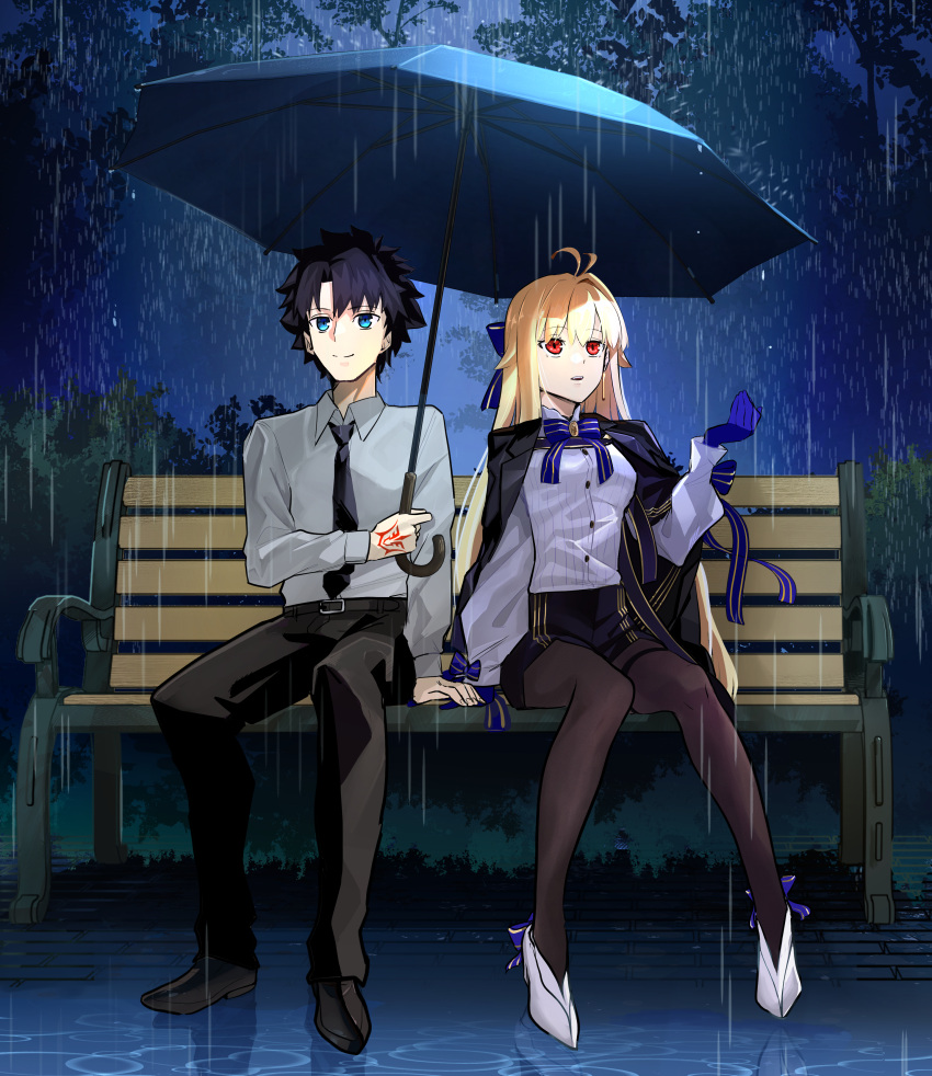 1girl, absurdres, alternate_costume, antenna_hair, archetype_earth, archetype_earth_(celebratory_attire), archetype_earth_(third_ascension), arcueid_brunestud