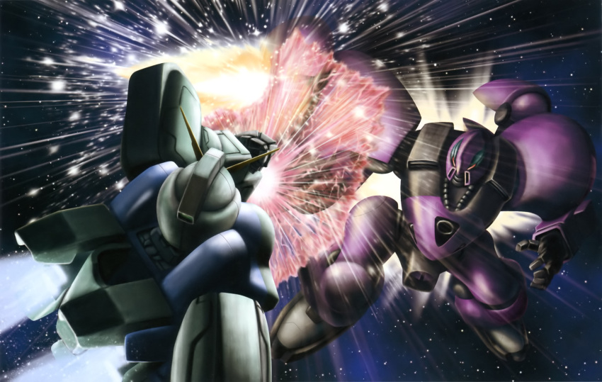 artist_request, beam_shield, cable, contio, duel, energy_blade, gundam, gundam_perfect_file