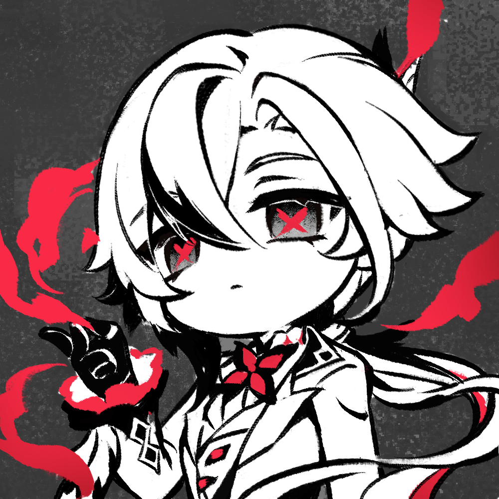 arlecchino_(genshin_impact), black_eyes, black_hands, chibi, chibi_only, coat, colored_extremities, fingernail_gloves