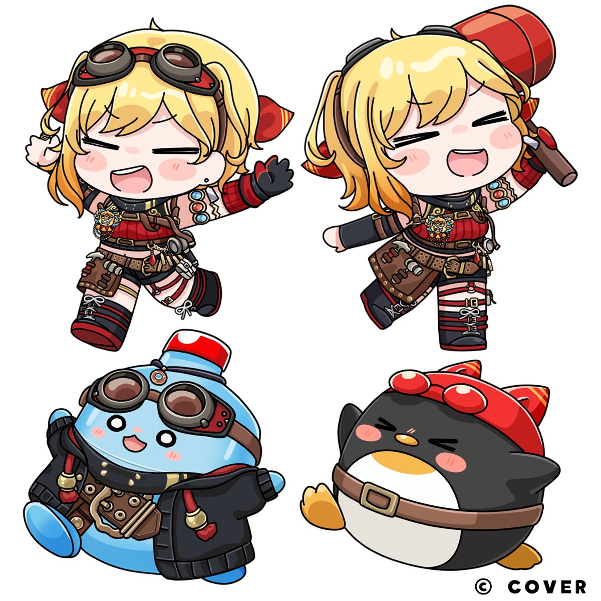 >_<, 1girl, :d, animal, bird, black_boots, black_gloves, black_jacket