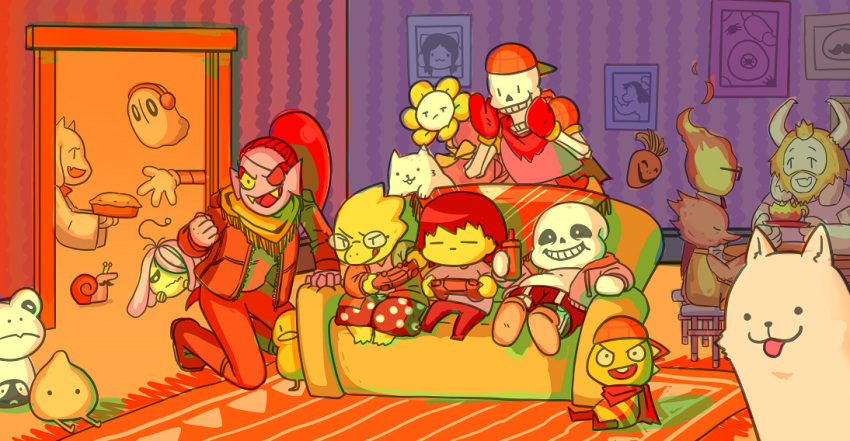 0_0, 1other, 2017, 2d, 3boys, 3girls, 3others, alphys