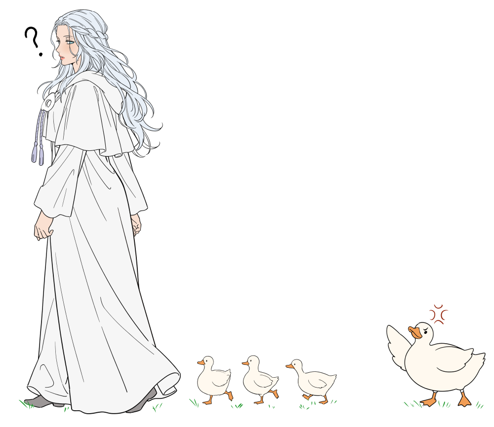 1girl, ?, anger_vein, animal, baby_animal, bird, blue_eyes, braid