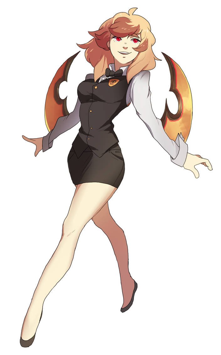 1girl, :d, ahoge, arm_blade, black_shorts, black_vest, blonde_hair, bow