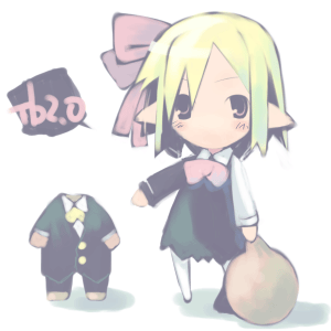 1boy, 1girl, archived_source, arm_at_side, asami_natsuhito, black_dress, black_pants, black_suit