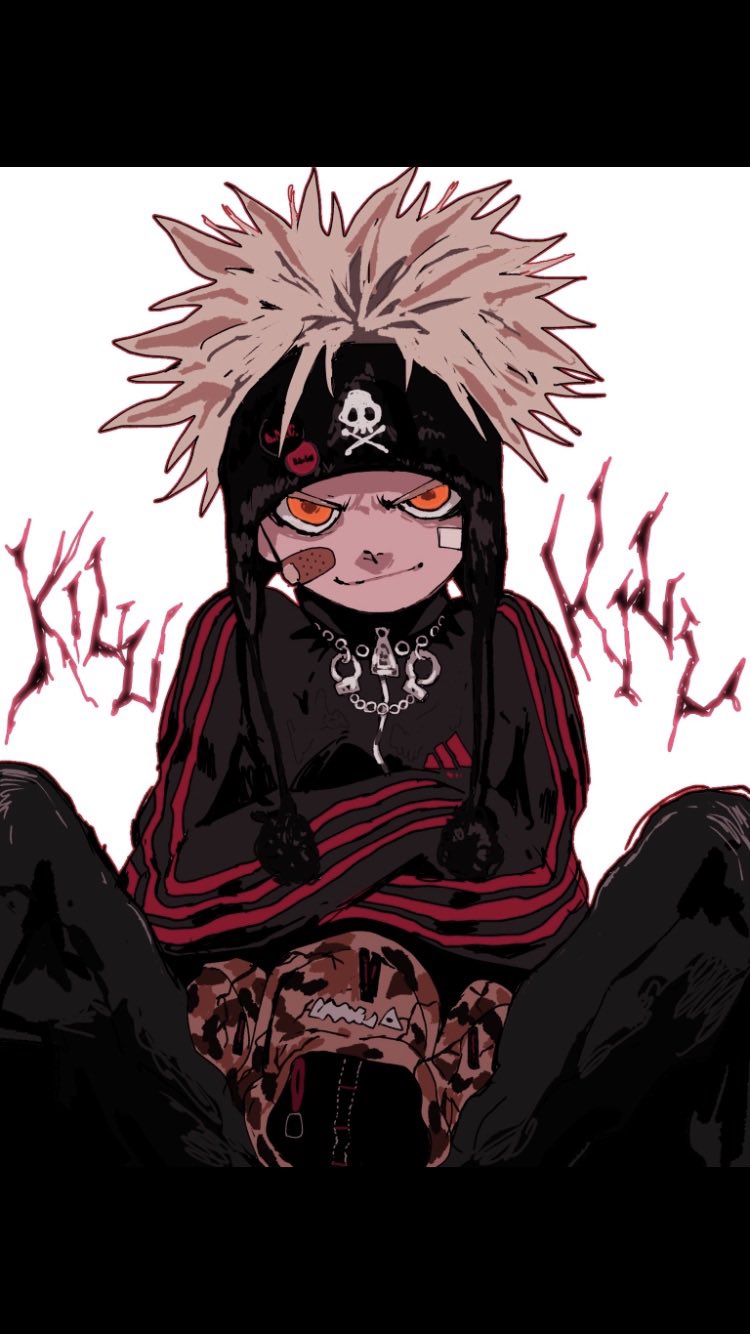 1boy, badge, bandaid, bandaid_on_cheek, bandaid_on_face, beanie, black_jacket, black_pants