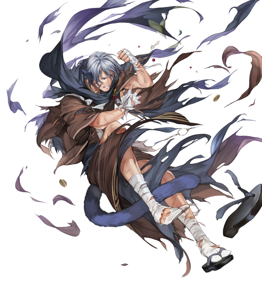 1boy, animal_ears, fire_emblem, fire_emblem:_radiant_dawn, fire_emblem_heroes, full_body, highres, japanese_clothes
