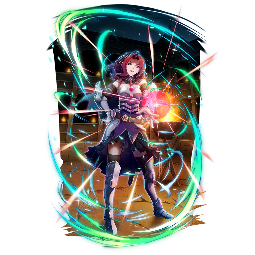 1girl, armor, armored_boots, artist_request, aura, bare_shoulders, black_choker, black_skirt