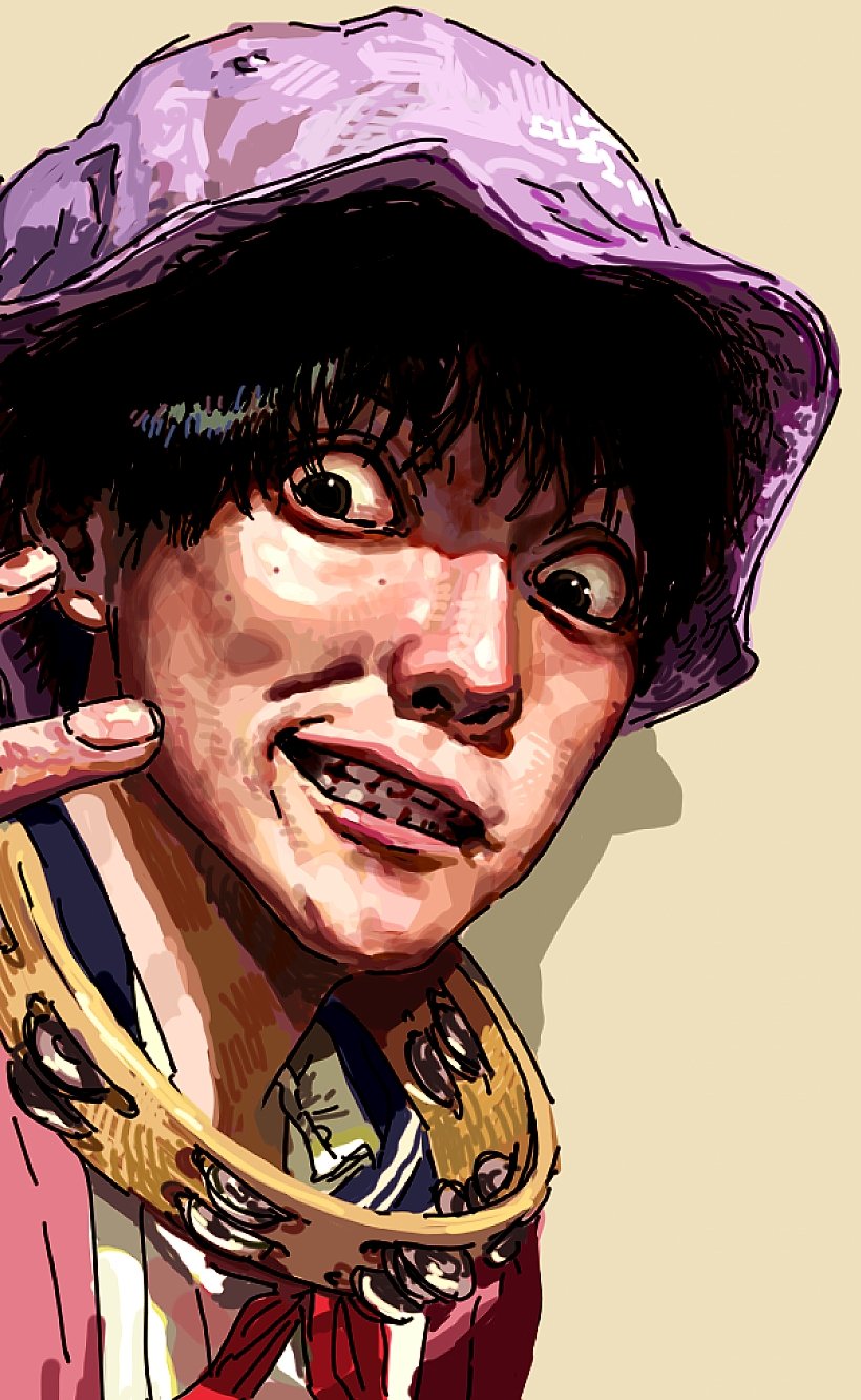 1boy, black_eyes, black_hair, black_sailor_collar, bucket_hat, cardigan, crossdressing, crossdressing_(mtf)