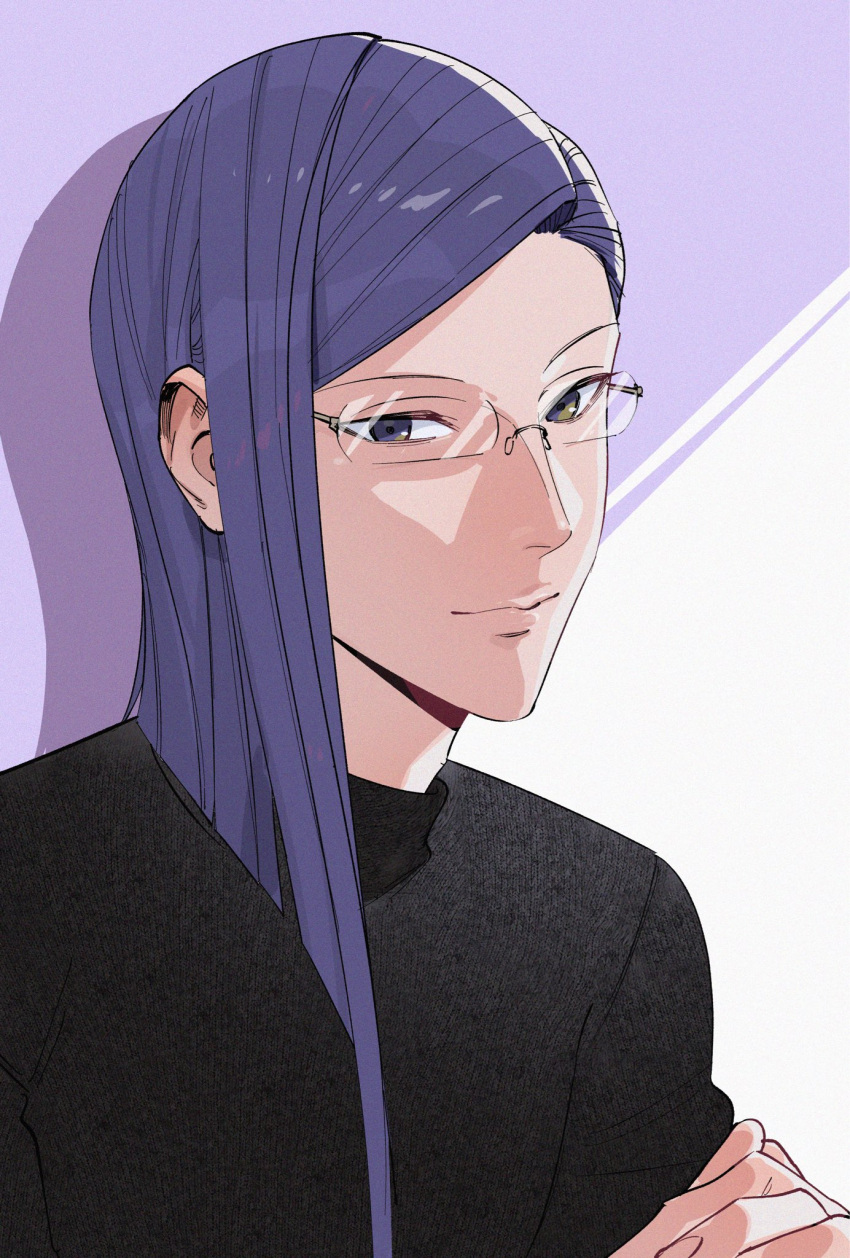 1boy, asymmetrical_hair, closed_mouth, fire_emblem, fire_emblem:_three_houses, glasses, grey_eyes, highres