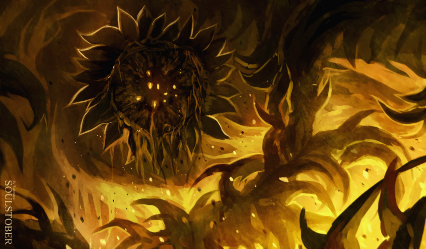 absurdres, artist_name, commentary, elden_ring, elden_ring:_shadow_of_the_erdtree, english_commentary, extra_eyes, flower