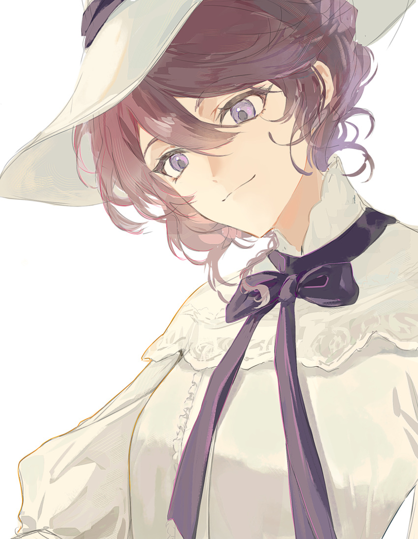 1girl, :3, absurdres, bow, bowtie, felicienne_(reverse:1999), hat, highres