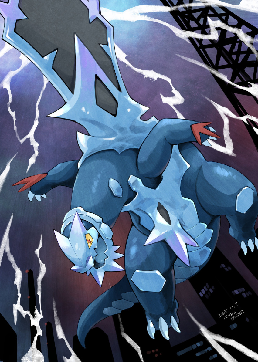 absurdres, baxcalibur, claws, colored_sclera, dragon, fangs, highres, katkichi