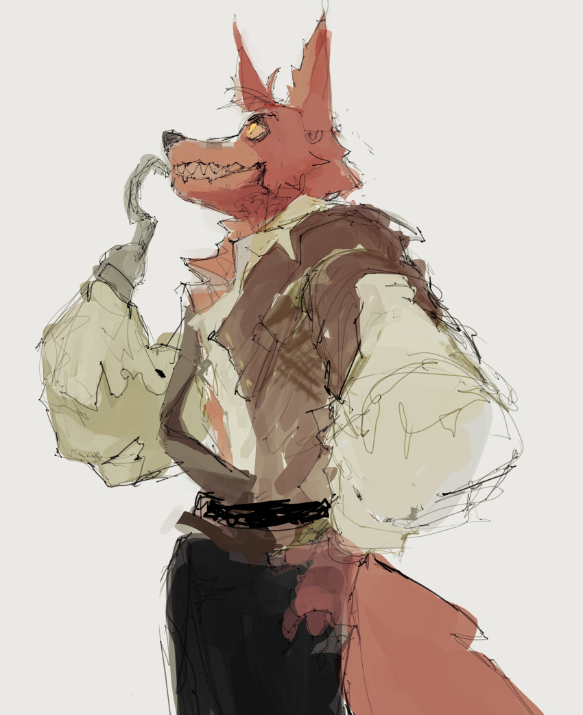 0_0ffline, 1boy, absurdres, body_fur, cowboy_shot, english_commentary, five_nights_at_freddy's, five_nights_at_freddy's_1