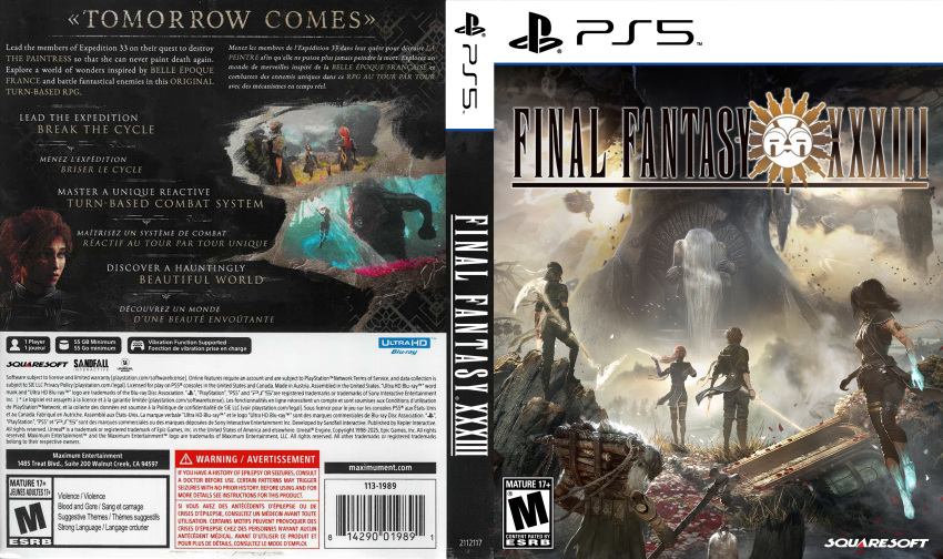 absurdres, box_art, clair_obscur:_expedition_33, final_fantasy, highres, non-web_source, square_enix, square_soft