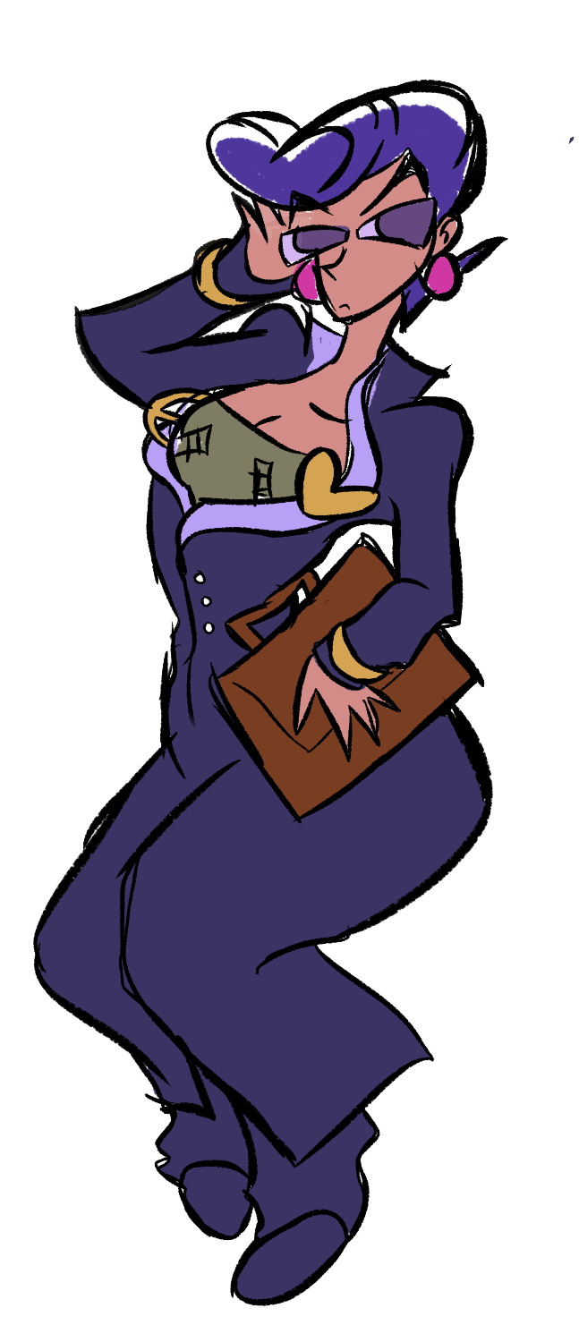 1boy, bag, blue_hair, blue_jacket, blue_pants, deftestrecords, diamond_wa_kudakenai, higashikata_josuke, highres, holding, holding_bag, jacket, jojo_no_kimyou_na_bouken, pants, solo