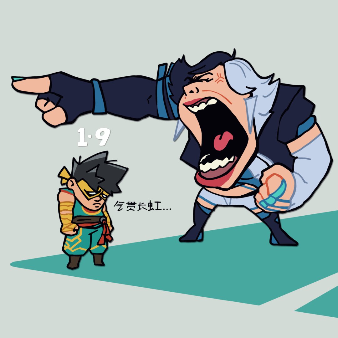 1boy, 1girl, angry, black_hair, chinese_clothes, iron_fist_(marvel), lin_lie_(marvel), luna_snow