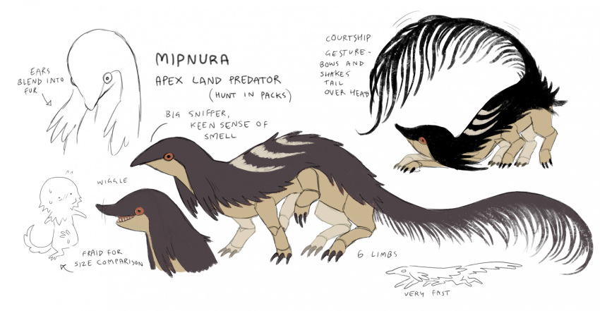 animal, animal_focus, brown_fur, claws, colored_sclera, creature, english_text, fraid