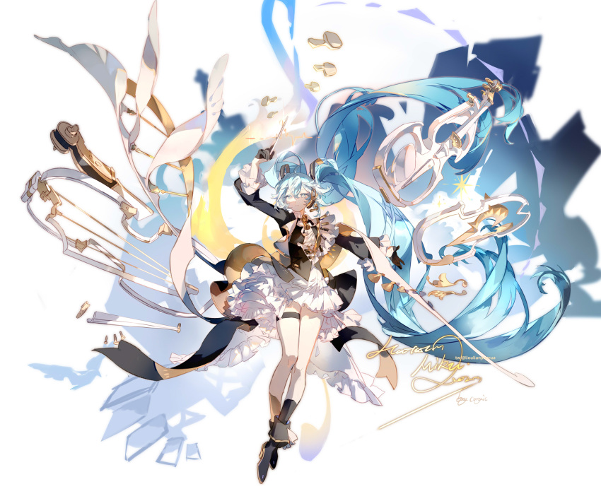 1girl, absurdly_long_hair, absurdres, alchemy_stars, aqua_eyes, aqua_hair, blue_eyes, blue_hair