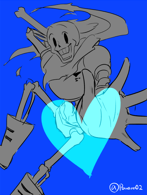 1boy, 2016, 2d, armor, artist_name, blue_background, bone, cape