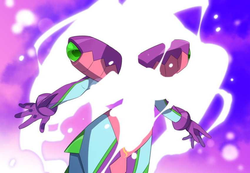 1girl, armor, em_wave_change_(mega_man), gloves, glowing, henshin, kaidou_zx, lamia
