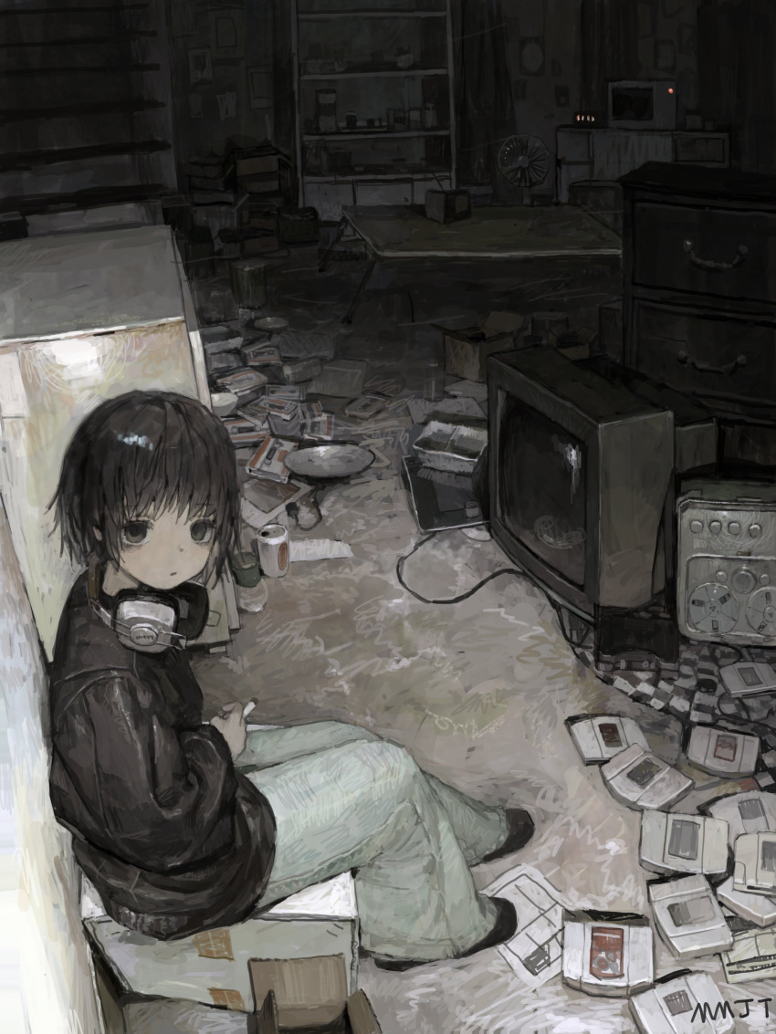 1girl, absurdly_detailed_composition, absurdres, artist_name, black_eyes, black_hair, black_jacket, black_shoes