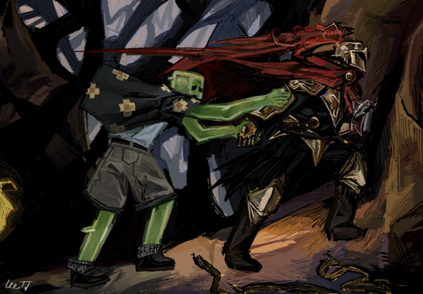 2others, arm_guards, armor, averythemayo, cloak, d3rlord3, faceless, floral_print