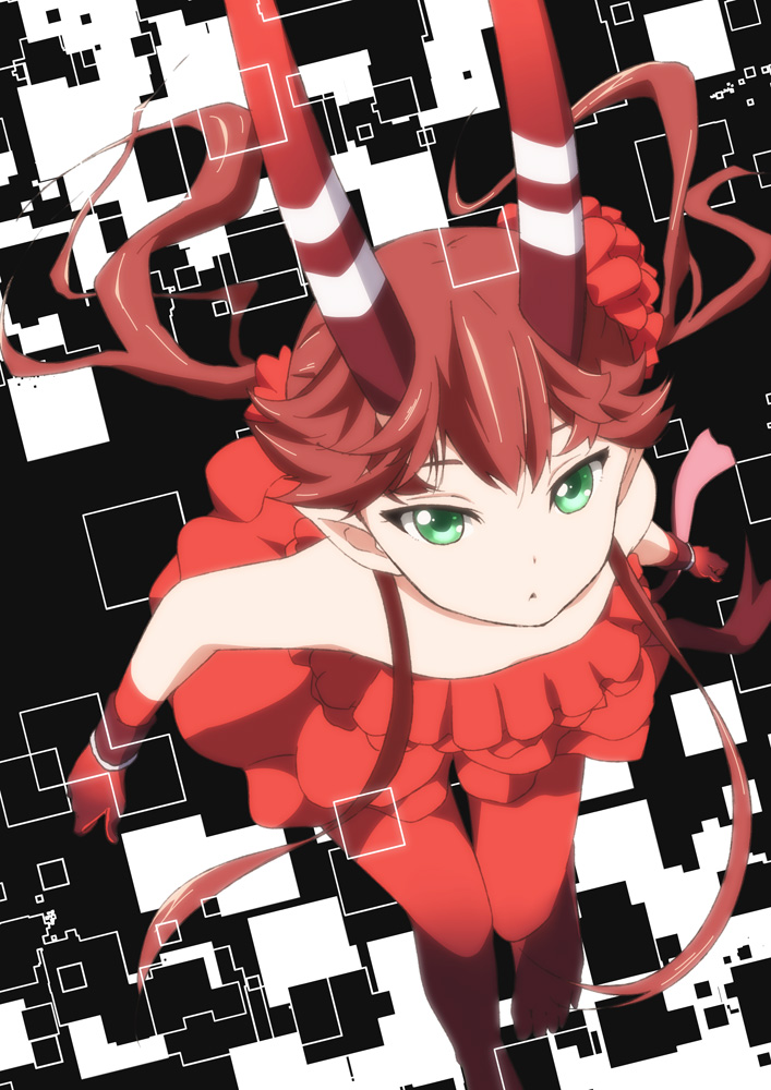 c_the_money_of_soul_and_possibility_control, errant, gloves, green_eyes, horns, mashu, mashu_(control), pointy_ears