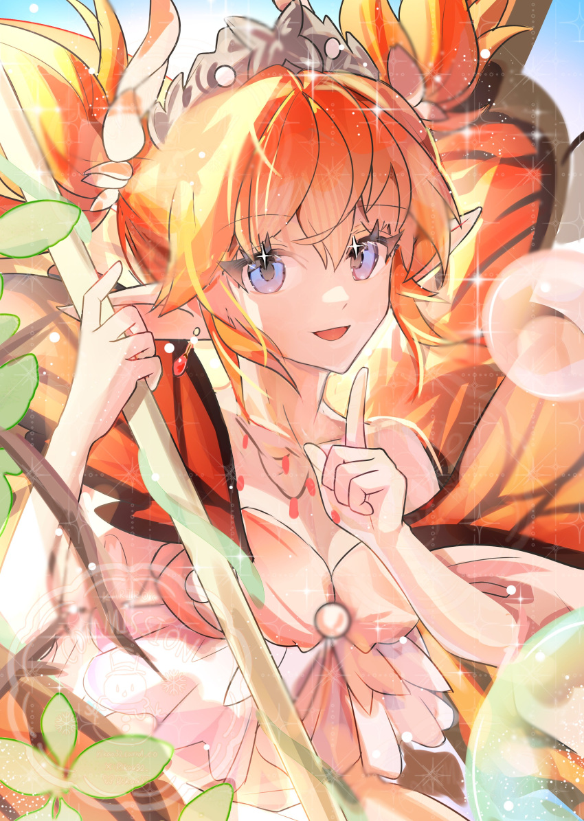 1other, :d, absurdres, blue_eyes, butterfly_wings, commentary, commission, earrings