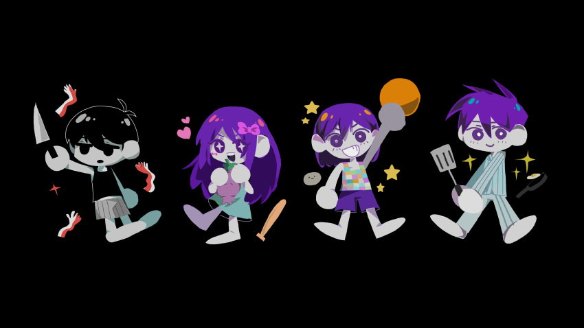 1girl, 3boys, :d, :o, absurdres, ahoge, antenna_hair, aqua_dress