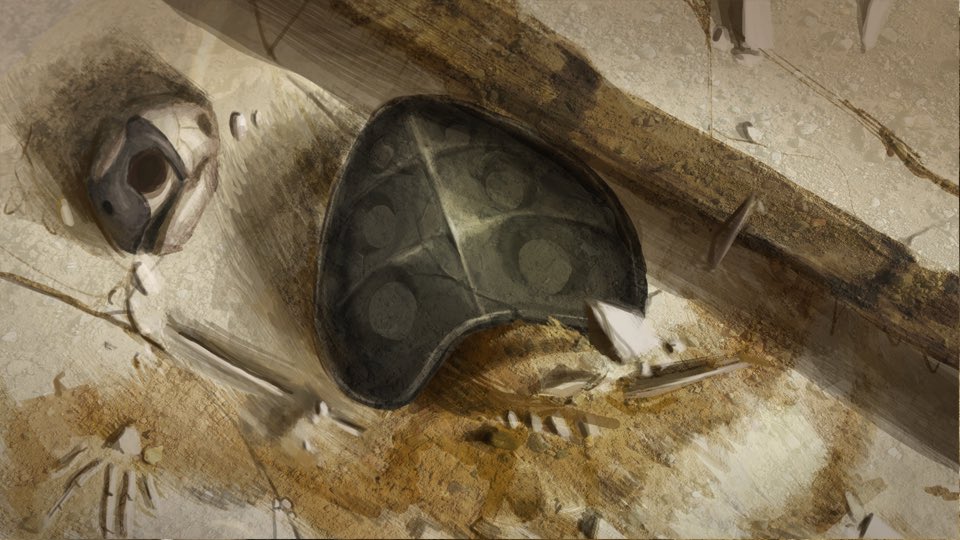 animal_skull, bone, commentary_request, cover_fossil, fossil, king_joe_(neoroto), no_humans, pokemon